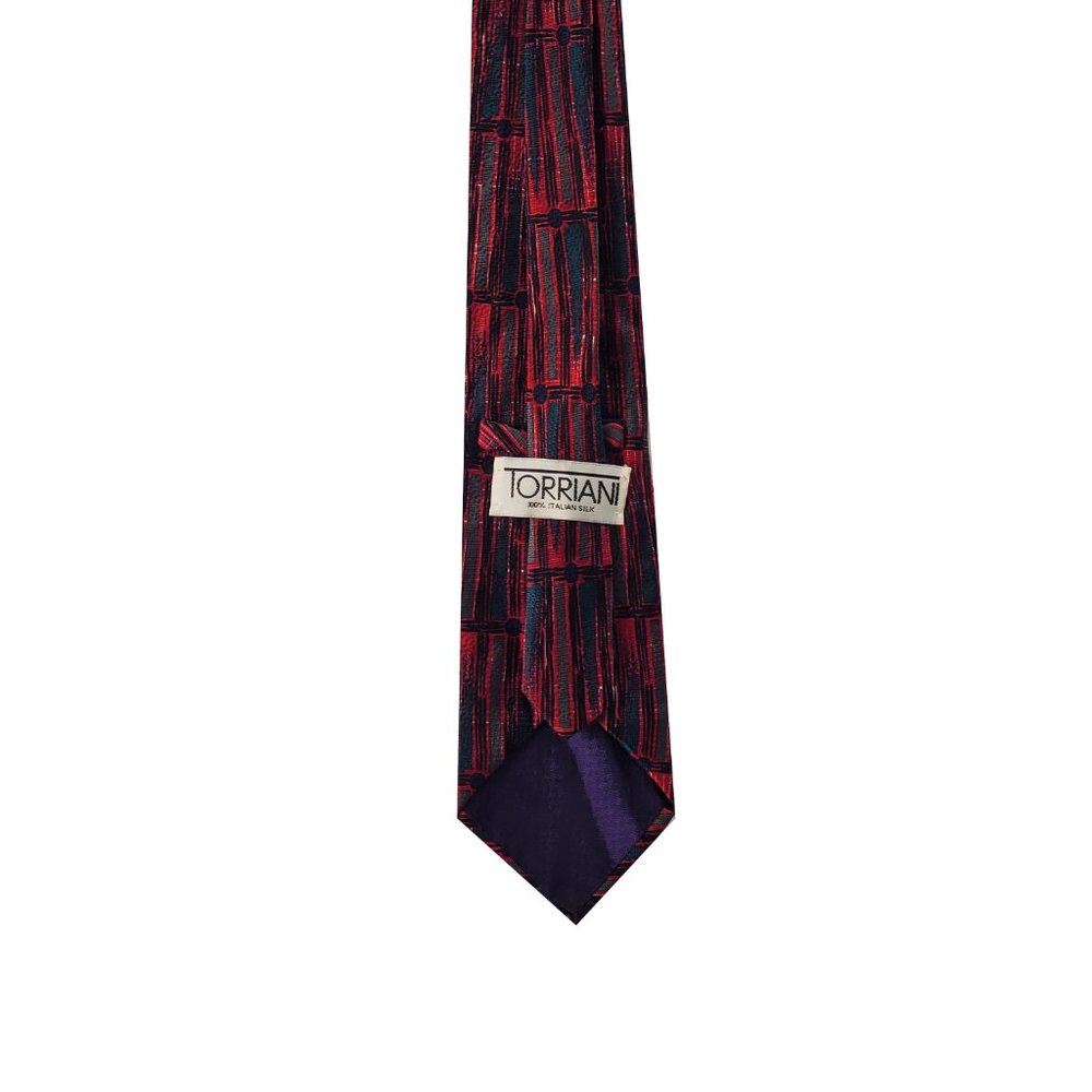 Torriani Abstract Pattern Necktie - Picture 2 of 2